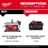 M18FTS210-0 TABLE SAW